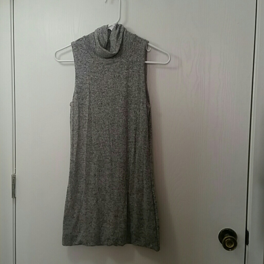Cowl neck sweater tank